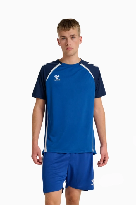 Тениска hummel hmlLEAD 2.0 - син