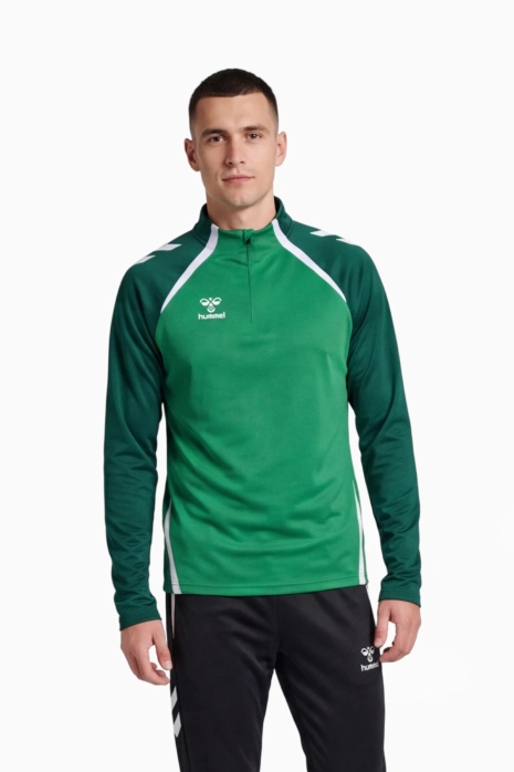 Bluza hummel hmlLEAD 2.0 Half-Zip - Zielony