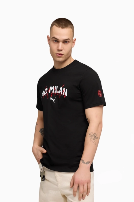 Тениска Puma AC Milan 25/26 ftblCulture Tee - черен