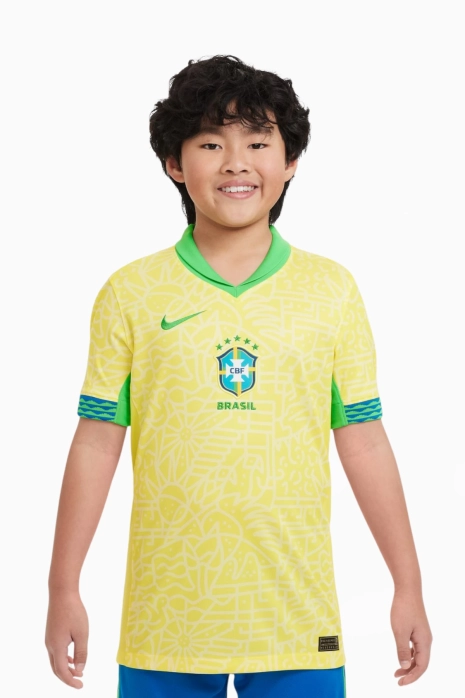 Koszulka Nike Brazylia 2024 Domowa Stadium Junior