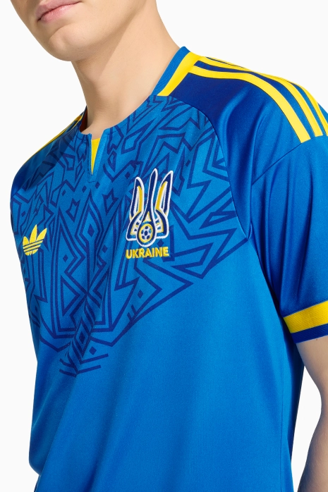 Tricou adidas Originals Ukraine 2026 Away Replica - Albastru