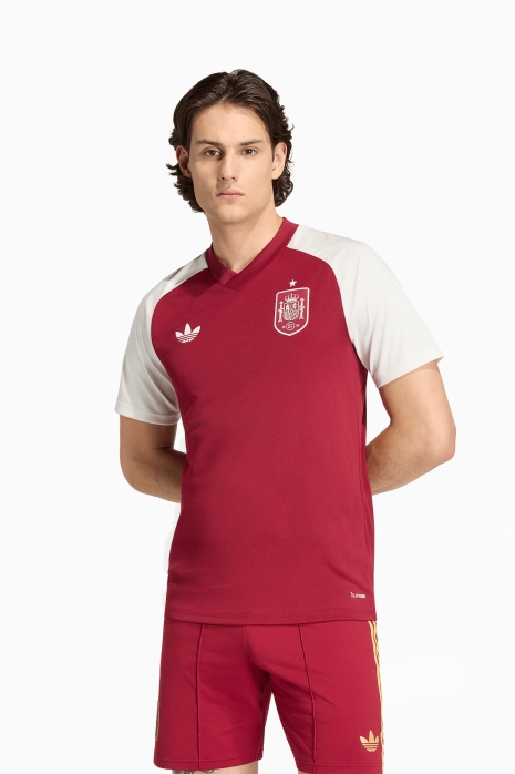 Тениска adidas Originals Испания 2026 Pre-Match - червен
