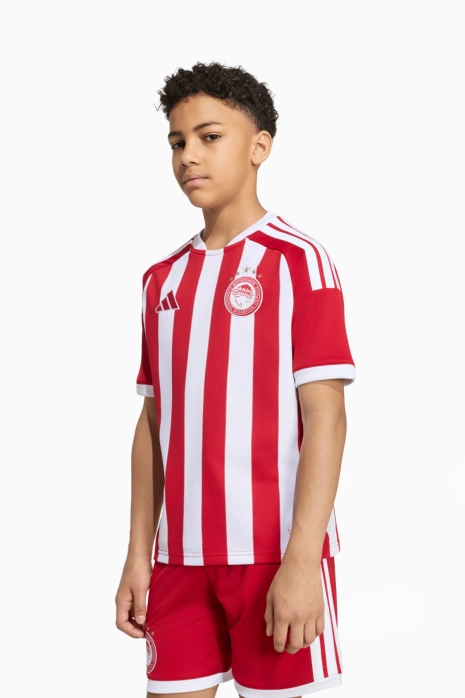 Tricou adidas Olympiacos 26/27 Home Replica Junior - Roșu