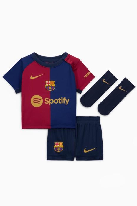 Σετ Ποδοσφαιρικής Εμφάνισης Nike FC Barcelona 24/25 Home Little Kids