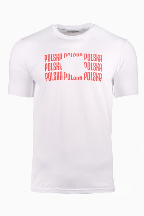 Tricou Kanał Sportowy - POLSKA - Alb