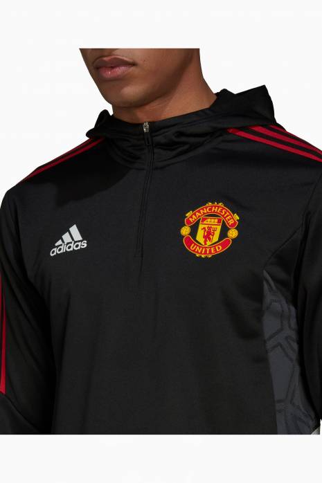 Uzun kollu üst adidas Manchester United 22/23 Track - Siyah