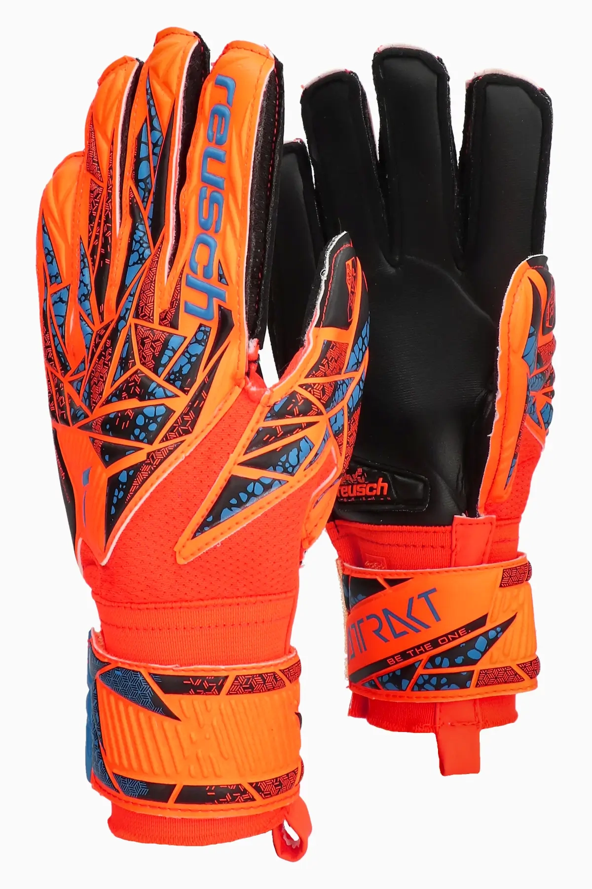 Reusch Attrakt Silver Junior - Guanti Da Calcio Per Bambini, Schiuma Morbida, Taglio Piatto, Terreno Naturale