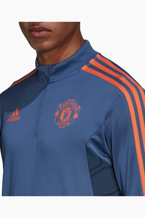 Uzun kollu üst adidas Manchester United 22/23 Training Top - Mavi