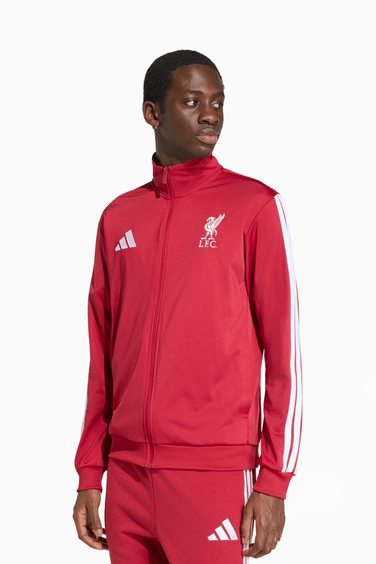 adidas Liverpool FC 26/27 DNA Full-Zip Sweatshirt - Red | R-GOL