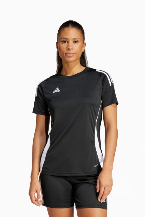 Camiseta adidas Tiro 24 de mujer - Negro