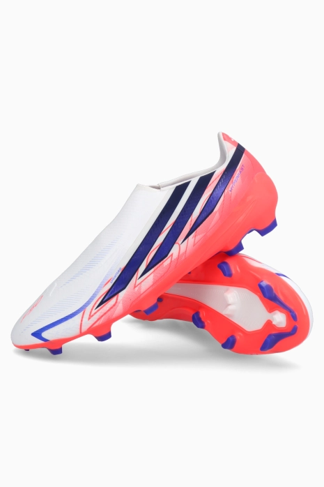 Cleats adidas F50 League Hyperfast LL FG - White