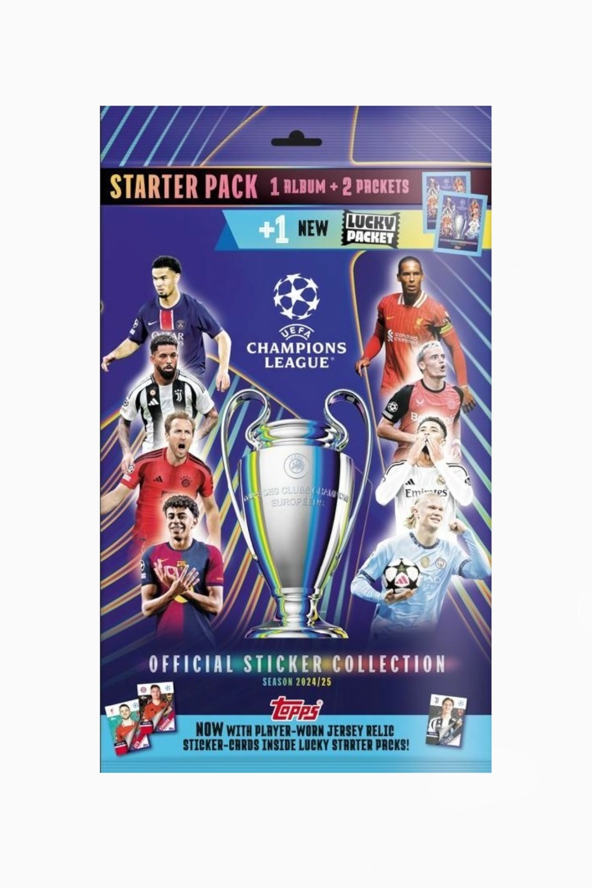 Pachet de autocolante Topps UEFA Champions League 24/25 Starter