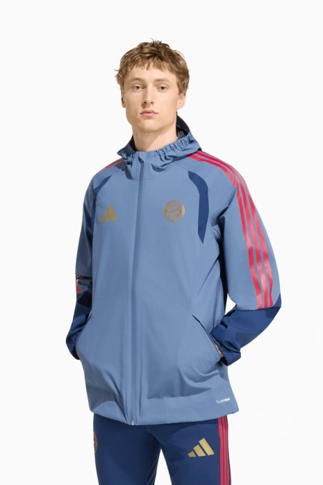 Kurtka adidas FC Bayern 26/27 Rain - Niebieski