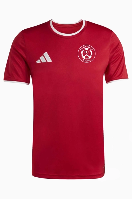 Koszulka treningowa adidas FC Wrocław Academy Junior - Czerwony