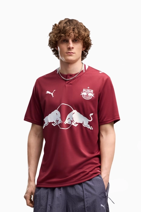 Puma FC RB Salzburg 26/27 Away T-Shirt Home Replica - Rotwein