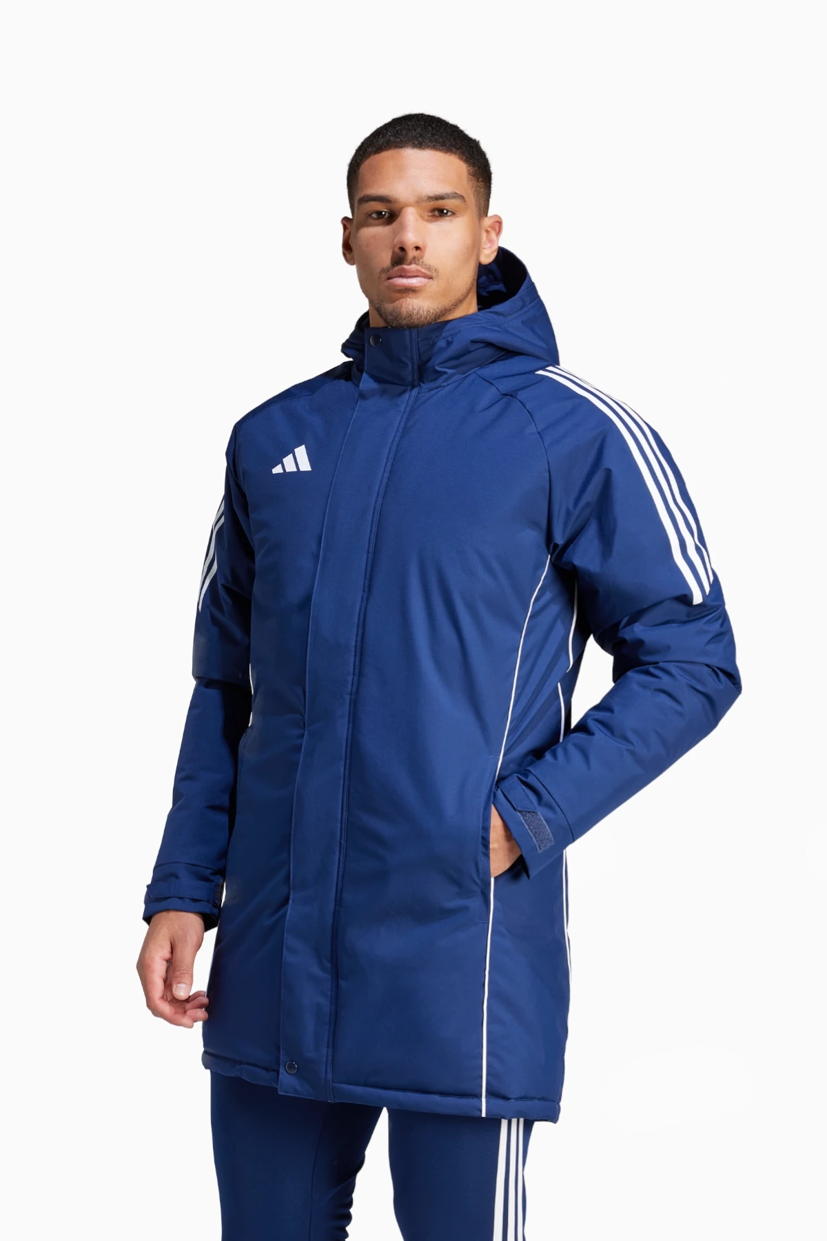 Dzseki adidas Tiro 24 Stadium - Sötétkék