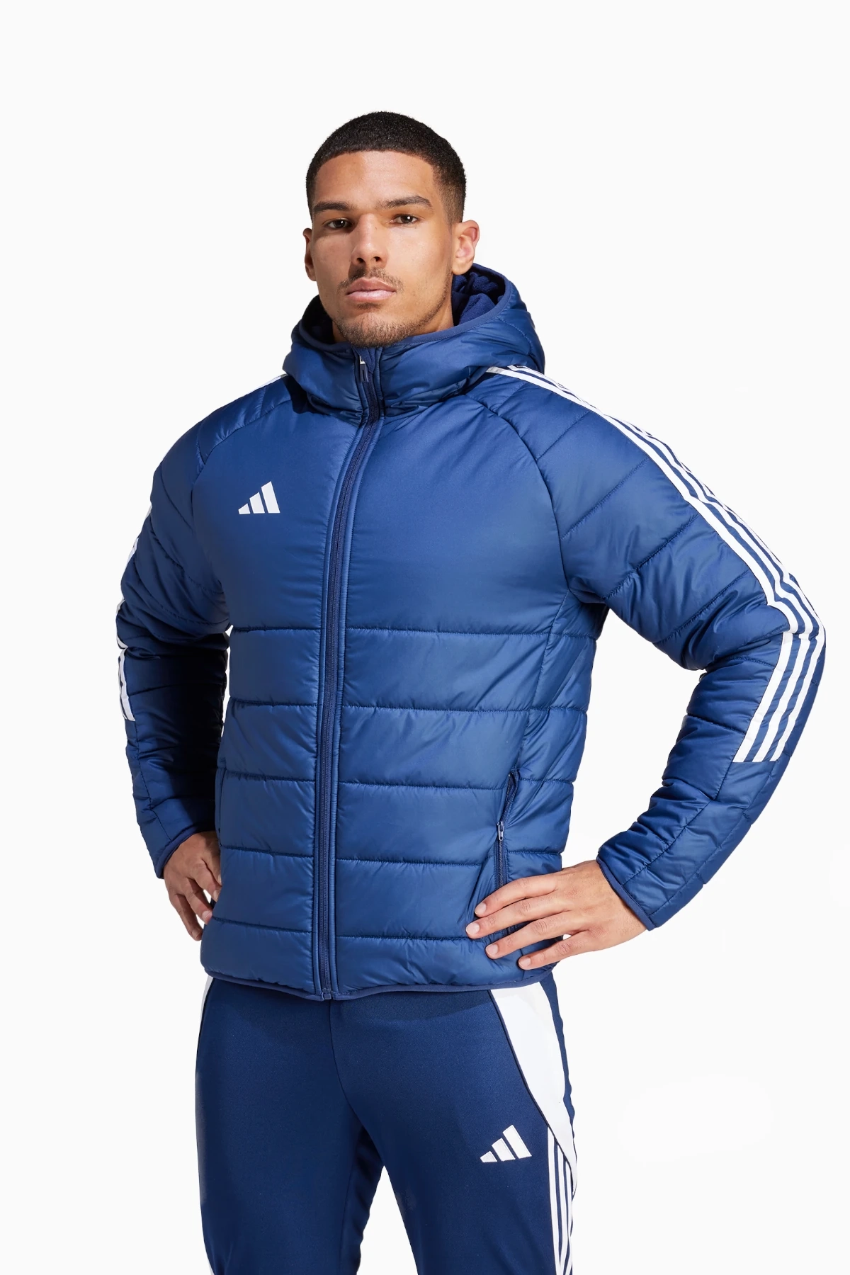 adidas Tiro 24 Winter Jacke - Navy blau