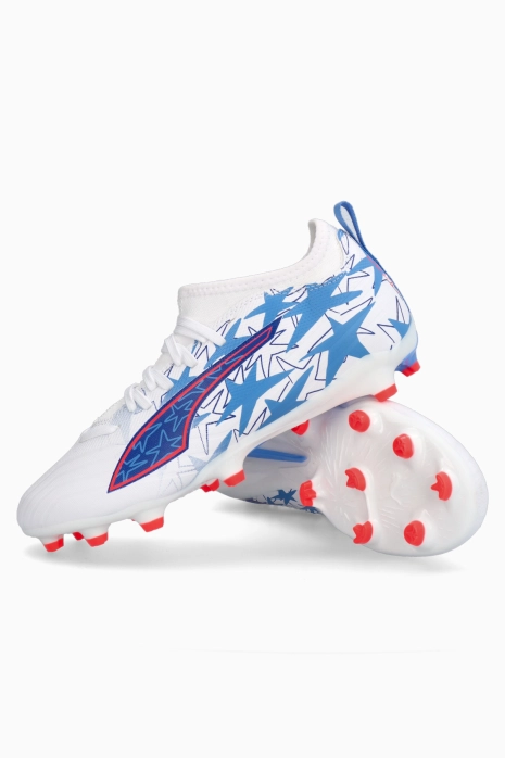 Lisovky Puma Ultra 6 Match KidSuper x Christian Pulisic FG/AG Junior - Bílý