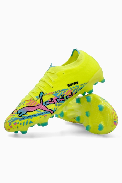 Puma Ultra Nitro 7 Match FG/AG - Lămâie verde