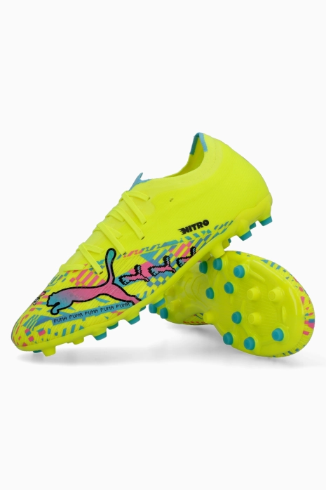 Cleats Puma Ultra Nitro 7 Match MG - Lime
