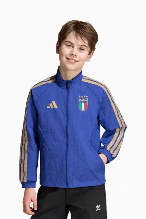 Блуза adidas Италия 2026 Anthem Junior - син