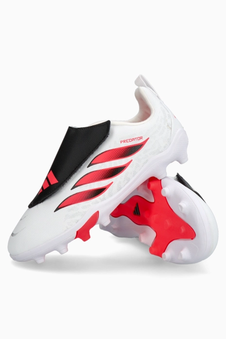 Cleats adidas Predator Club FG/MG Junior - White