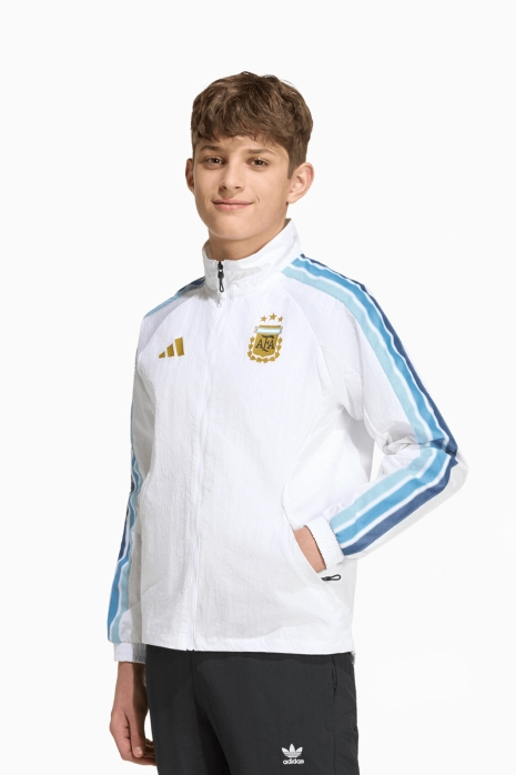 Блуза adidas Аржентина 2026 Anthem Junior - Бяла