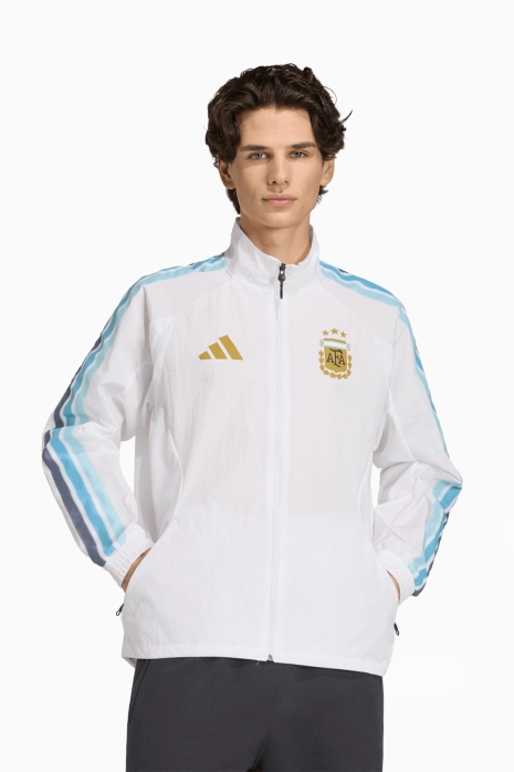 Блуза adidas Аржентина 2026 Anthem - Бяла