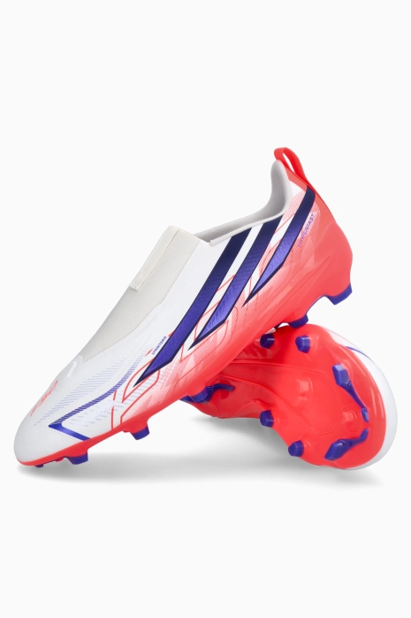 Cleats adidas F50 Hyperfast League LL FG Junior - White