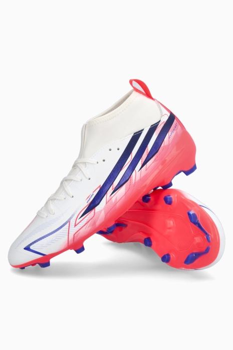 adidas F50 League Hyperfast Mid FG Junior - Бяла
