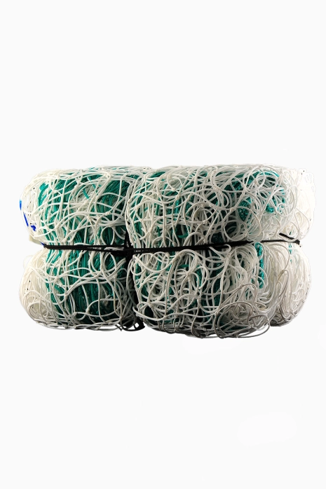 Goal Net 7,5x2,5 (4mm, 0,8x2m, knotless, white-green)
