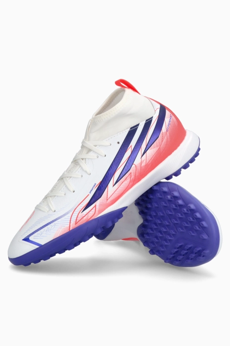adidas F50 League Hyperfast Mid TF Junior - White