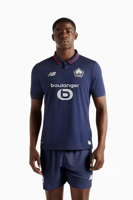 Tricou New Balance LOSC Lille 26/27 Treilea Replica - Albastru marin