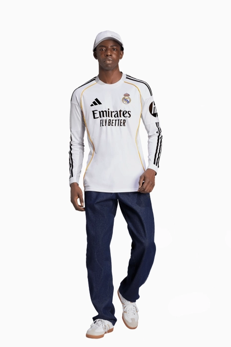 Футболка с длинными рукавами adidas Real Madrid 25/26 Home Replica Футболка с длинными рукавами adidas Real Madrid 25/26 Home Replica
