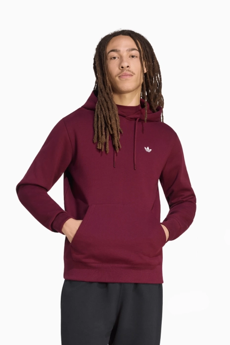 Bluza z kapturem adidas Originals Trefoil Essentials - Bordowy
