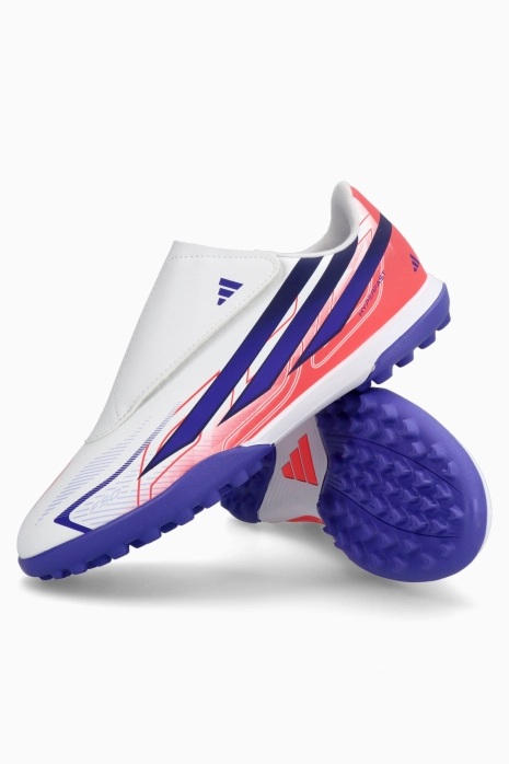 adidas F50 Club Hyperfast Velcro TF Junior - White