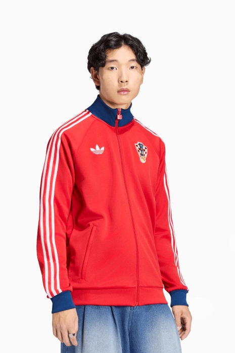 Bluză adidas Originals Croatia Track - Roșu