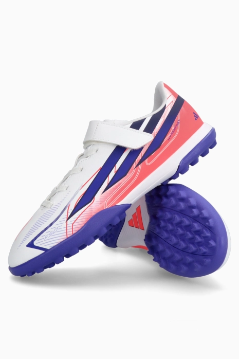 adidas F50 Hyperfast Club Hook-and-Loop TF Junior - White