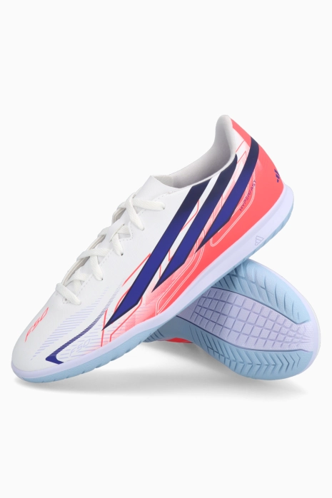Halówki adidas F50 Club Hyperfast IN Junior - Biały