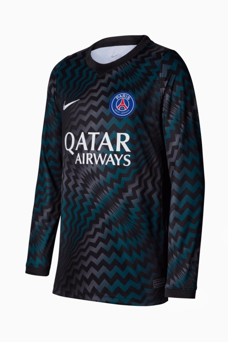 Tričko s dlhými rukávmi Nike PSG 26/27 Goalkeeper Stadium Junior - čierna