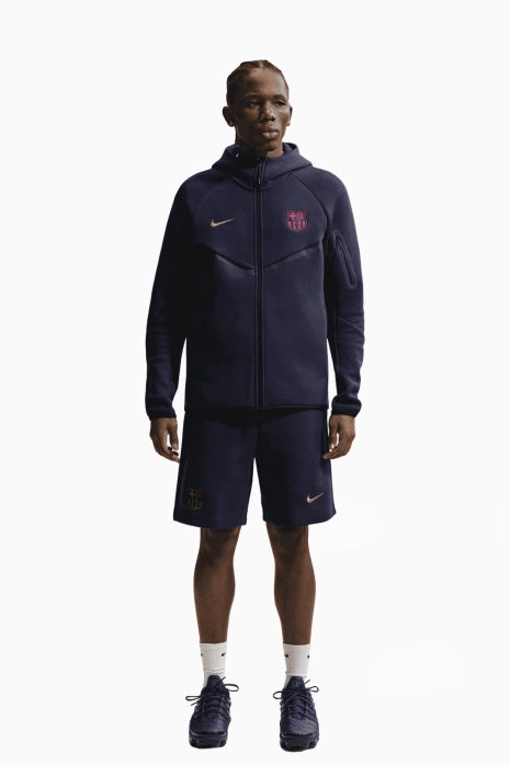 Nike FC Barcelona 26/27 Tech Fleece Shorts - Navy blau