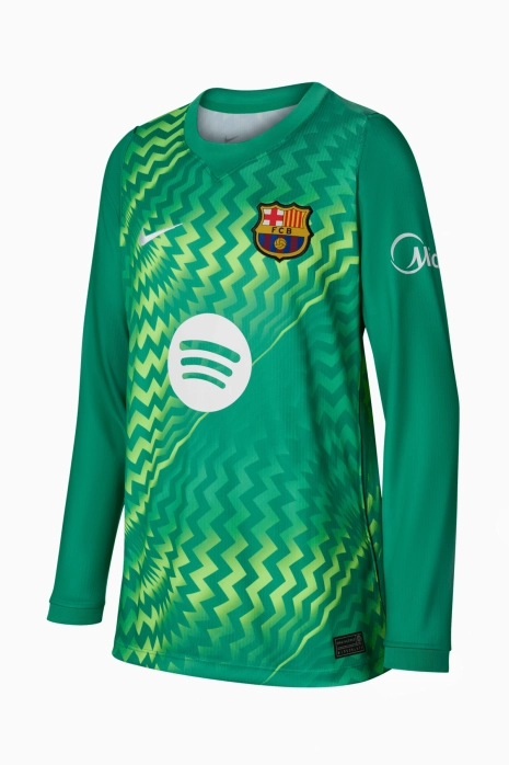 Koszulka z długim rękawem Nike FC Barcelona 26/27 Goalkeeper Stadium Junior - Zielony