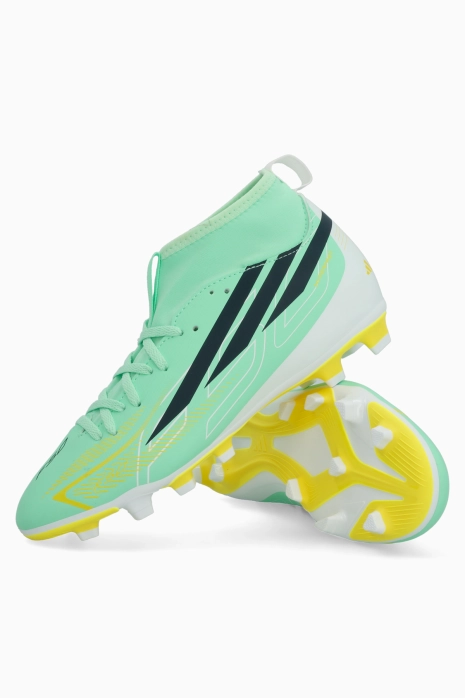 Бутси adidas F50 Club Hyperfast Mid FG/MG Junior - М'ятний двір