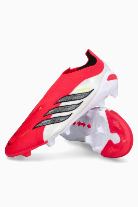 Ghete de fotbal adidas Predator Elite LL FG Junior - Roșu