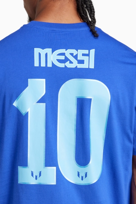 Футболка adidas Messi Name and Number Graphic - синий | Футбольная