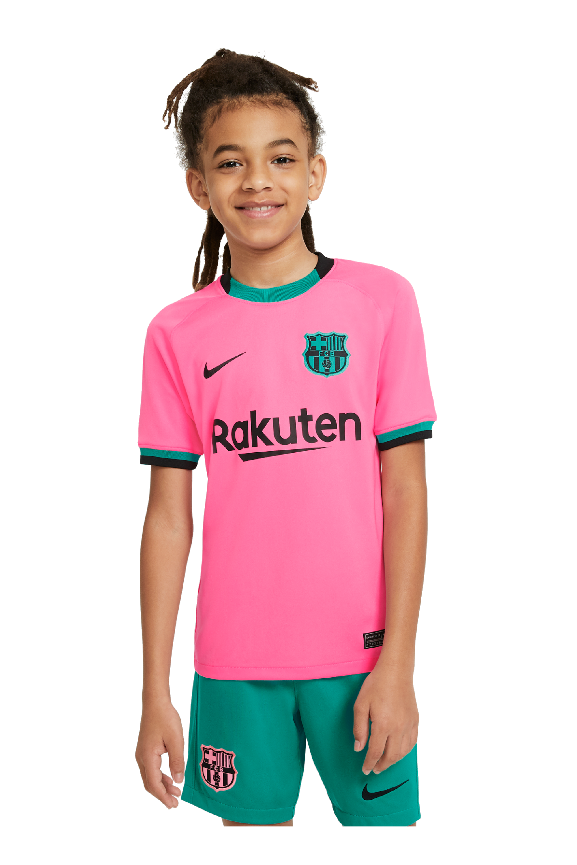 barcelona pink football kit