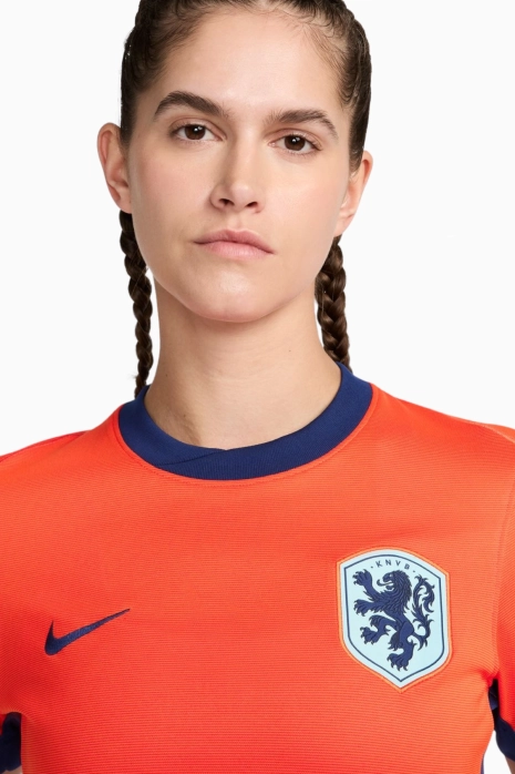 Футболка Nike Netherlands 2024 Home Stadium для женщин - апельсин