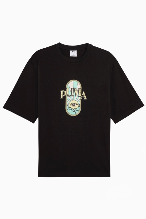 Puma Graphic Fest Boxy Tee Trikot - Schwarz