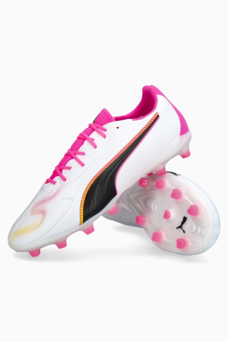Lisovky Puma King 20 Match FG/AG - Bílý