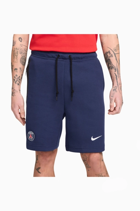 Spodenki Nike PSG 24/25 Tech Fleece - Granatowy